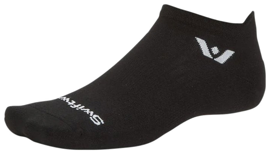 Swiftwick Aspire No Show Socks - Circuit Black, Small
