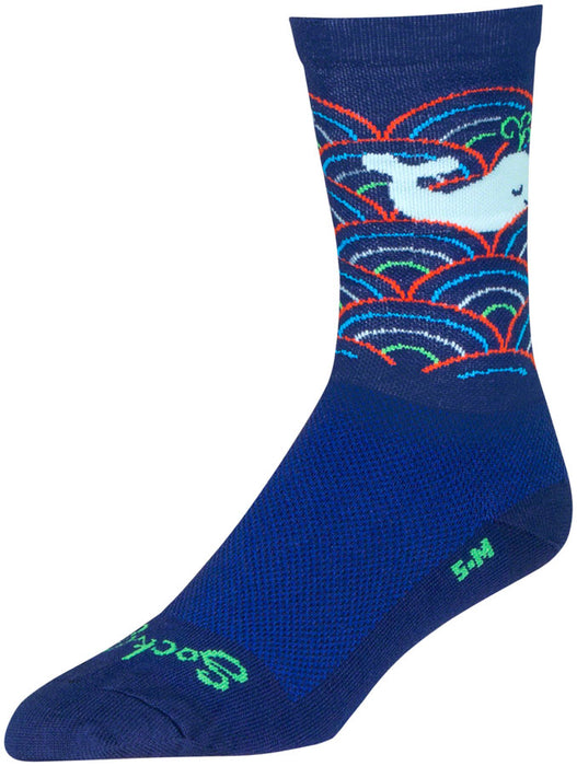 Sockguy Oh Whale Crew Socks 10-13