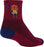 SockGuy Classic Desert Skull Sock: Red SM/MD