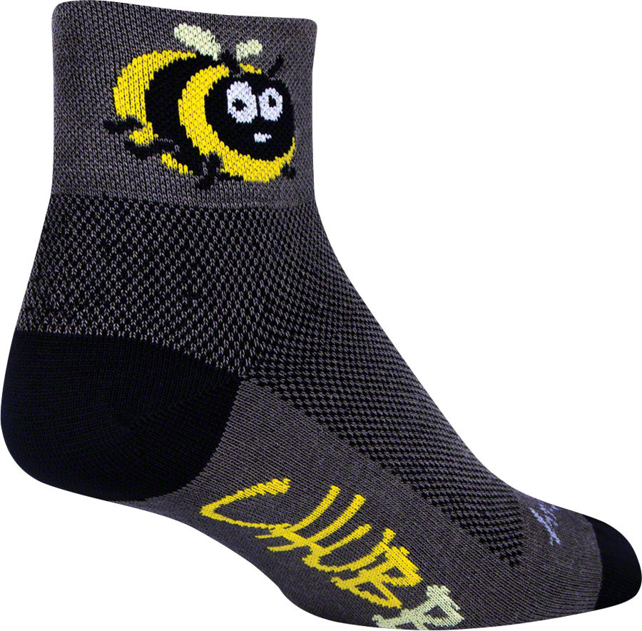 SockGuy Classic Chubbee Women's Sock: Black SM/MD