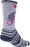 SockGuy Wool Circus Sock: Gray SM/MD