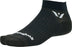 Swiftwick Aspire Ankle Socks - 1", Black, X-Large