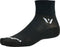 Swiftwick Aspire Quarter Crew Socks - 2", Black, Medium