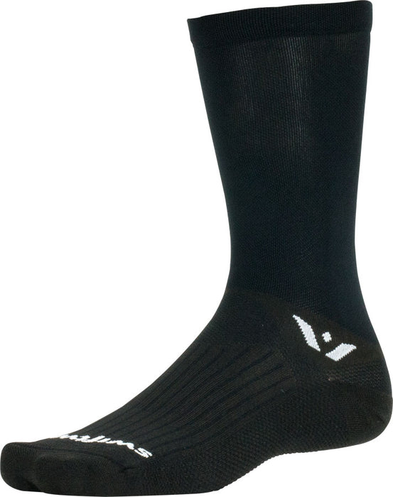 Swiftwick Aspire Crew Socks - 7", Black, X-Large