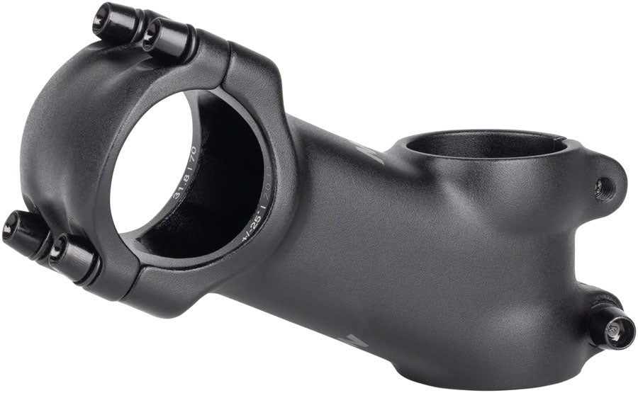 MSW 25 Stem - 70mm, 31.8 Clamp, +/-25, 1-1/8", Aluminum, Black