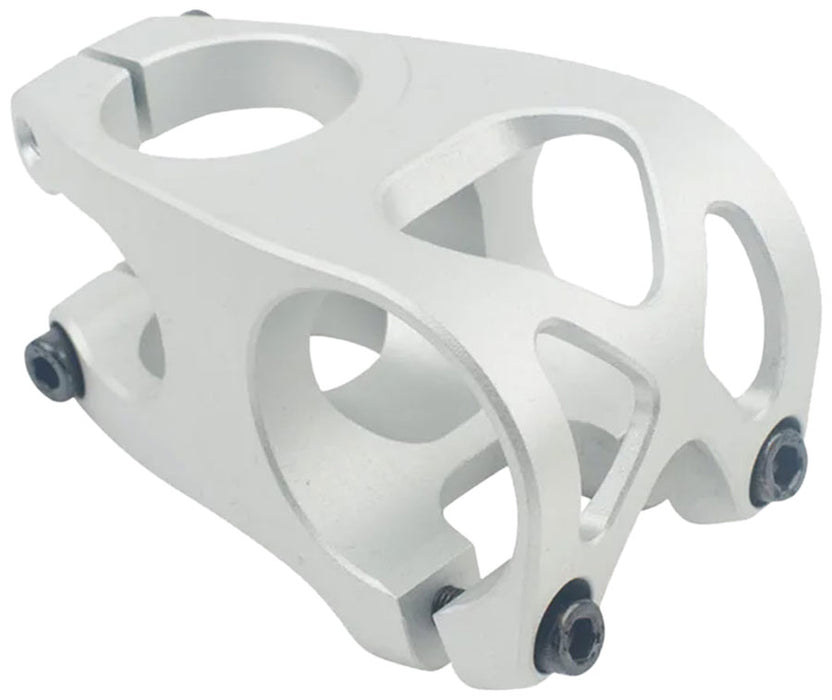 5DEV Aluminum 2-Bolt Stem - 40mm, 31.8/35mm Clamp,+/-0, 1 1/8", Aluminum, Raw