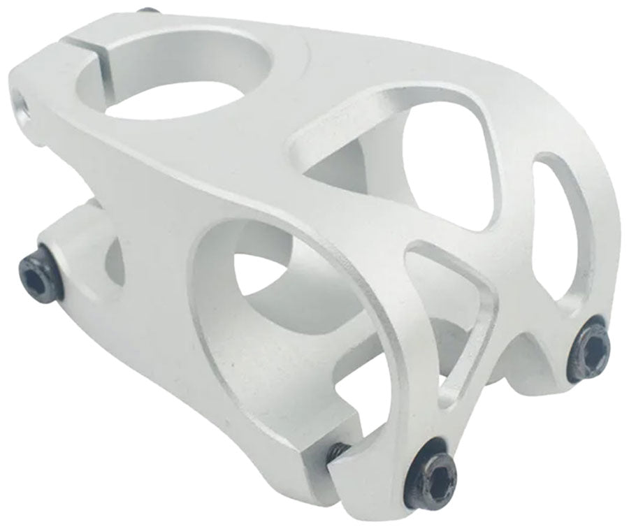 5DEV Aluminum 2-Bolt Stem - 40mm, 31.8/35mm Clamp,+/-0, 1 1/8", Aluminum, Raw