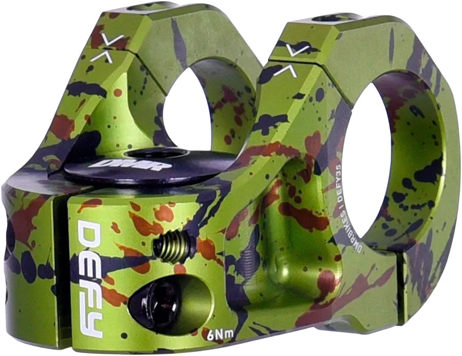 DMR Defy Stem - 35mm, 35mm Clamp, 5mm, 1 1/8", Liquid Camo Green
