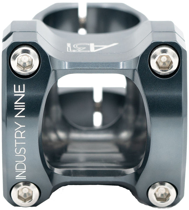 Industry Nine A35 Stem - 50mm, 35mm Clamp, +/-6, 1 1/8", Aluminum, Lunar Gray 20th Anniversary