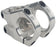 5DEV Aluminum 4-Bolt Stem - 35mm, 35 Clamp, +/-0, 1 1/8", Aluminum, Raw