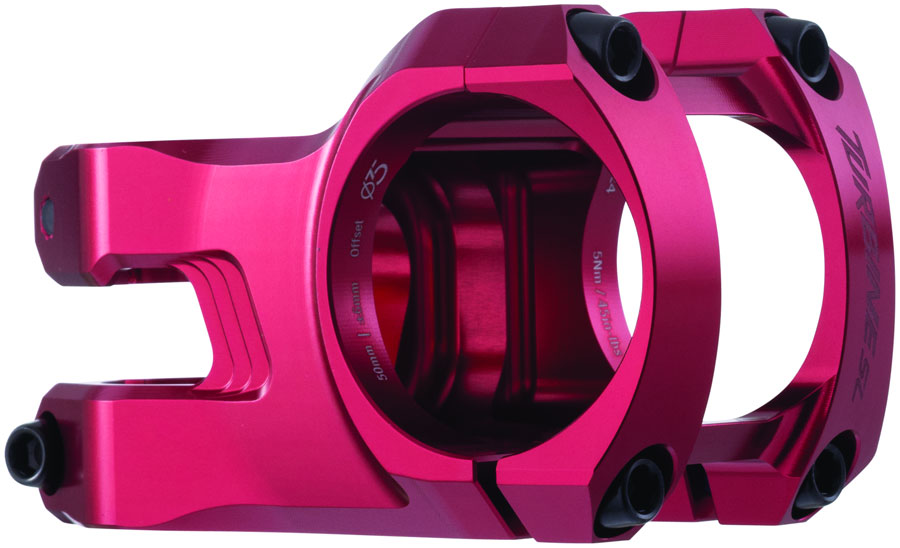 Race Face Turbine-SL Stem, (35.0) 0/6mm x 50mm, Red