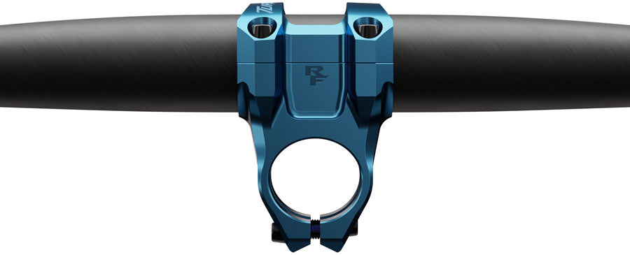 RaceFace Turbine Stem - 40mm, 35mm Clamp, +/-0, 1 1/8", Turquoise