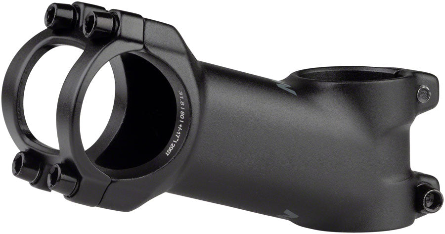 MSW 17 Stem - 80mm, 31.8 Clamp, +/-17, 1 1/8", Aluminum, Black