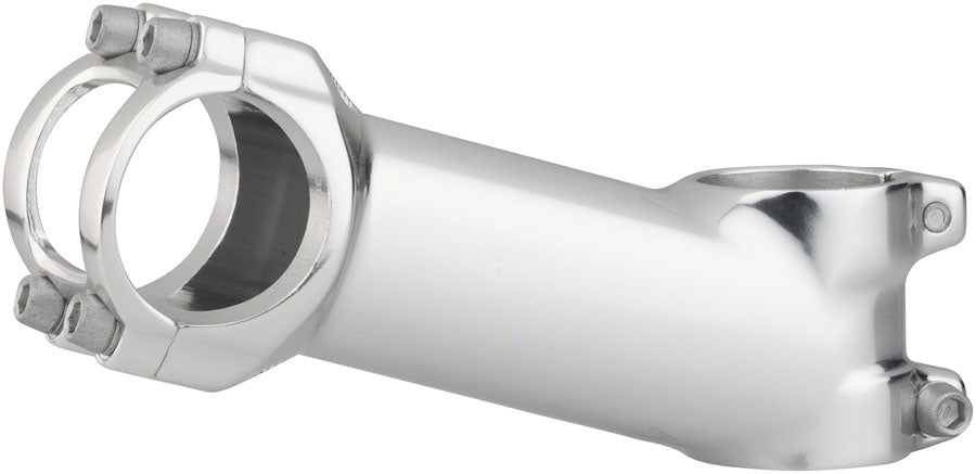 MSW 17 Stem - 100mm, 31.8 Clamp, +/-17, 1 1/8", Aluminum, Silver