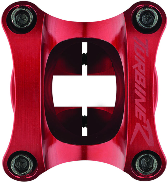 Race Face Turbine R 35 Stem - 40mm, 35mm Clamp, +/-0, 1 1/8", Red