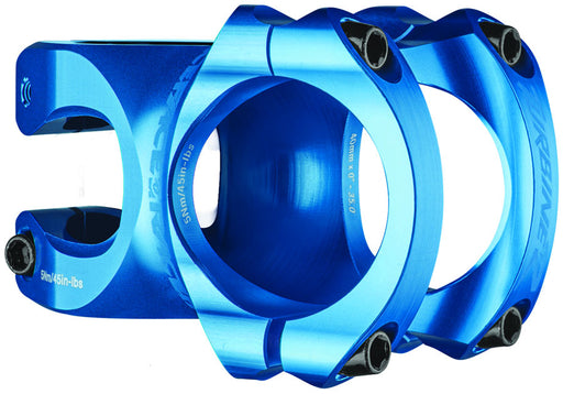 Race Face Turbine R 35 Stem - 40mm, 35mm Clamp, +/-0, 1 1/8", Blue