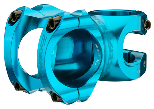 Race Face Turbine R 35 Stem - 50mm, 35mm Clamp, +/-0, 1 1/8", Turquoise