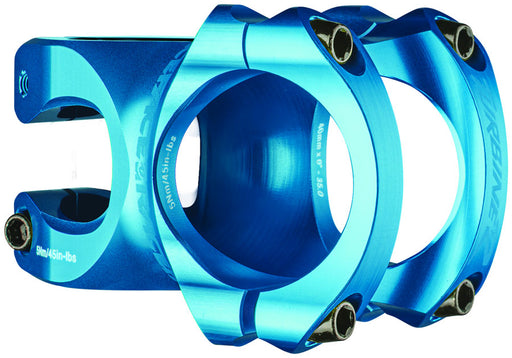 Race Face Turbine R 35 Stem - 50mm, 35mm Clamp, +/-0, 1 1/8", Turquoise