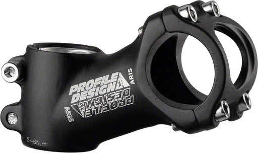 Profile Design Aris Stem - 80mm, 31.8 Clamp, +/-25, 1 1/8", Aluminum, Black