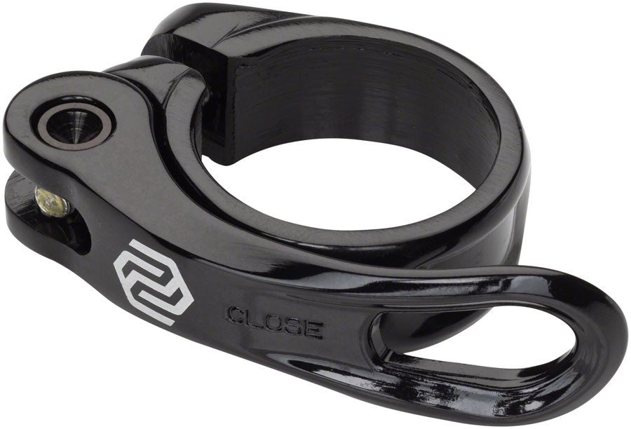 Promax QR-1 Seatpost Clamp - 31.8mm, QR, Black