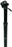 KS ExaForm Speed Up Dropper Seatpost - 31.6, 125mm, Black