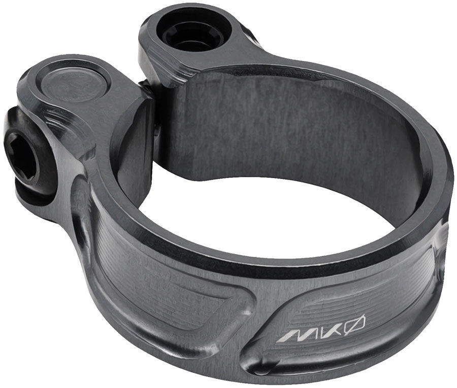 Wolf Tooth MK0 Seatpost Clamp - 31.8mm, Bolt-On, Shadow Gray