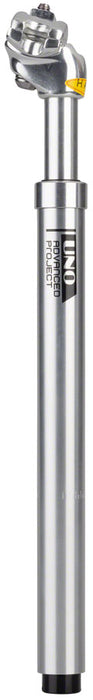 Kalloy Uno Comfort Sus Seatpost, 27.2 x 350mm, Silver