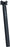 Kalloy Uno 358 2-Bolt Seatpost, 27.2 x 350mm, Black