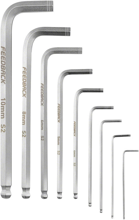 Feedback Sports Hex Wrench Set - 1.5-10mm, 9 Piece