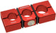 Wheels Mfg Vice Shaft Clamp, Large ST0010, Red