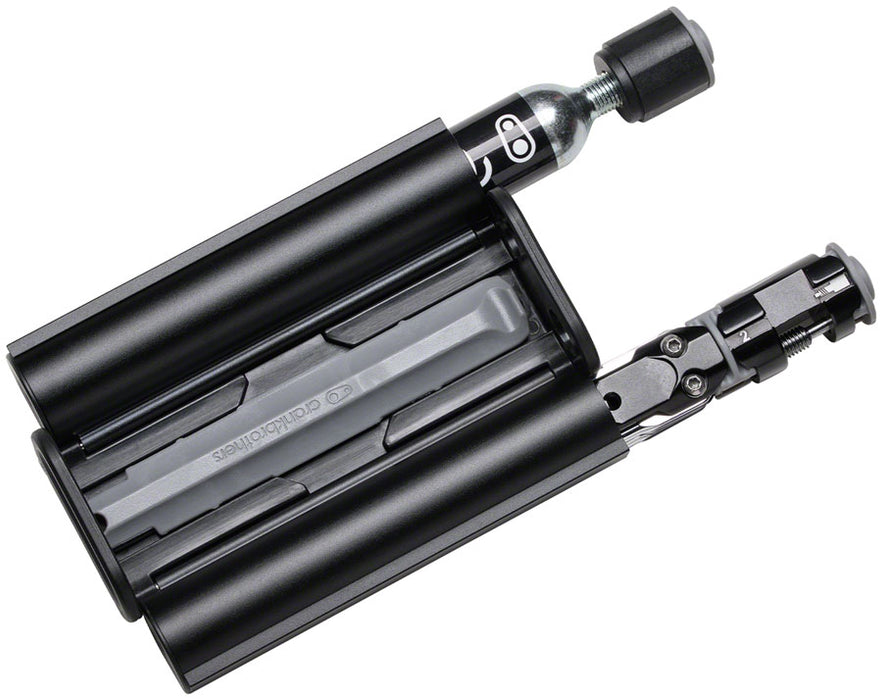 Crankbrothers S.O.S TT17 Twin Tube Tool Kit, Black