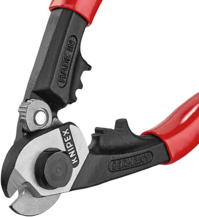 Knipex Wire Rope Shears - Polished Forged Steel, 7 1/2"