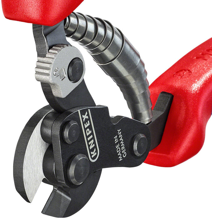 Knipex Wire Rope Shears - Burnished Forged Steel, 6 1/4"