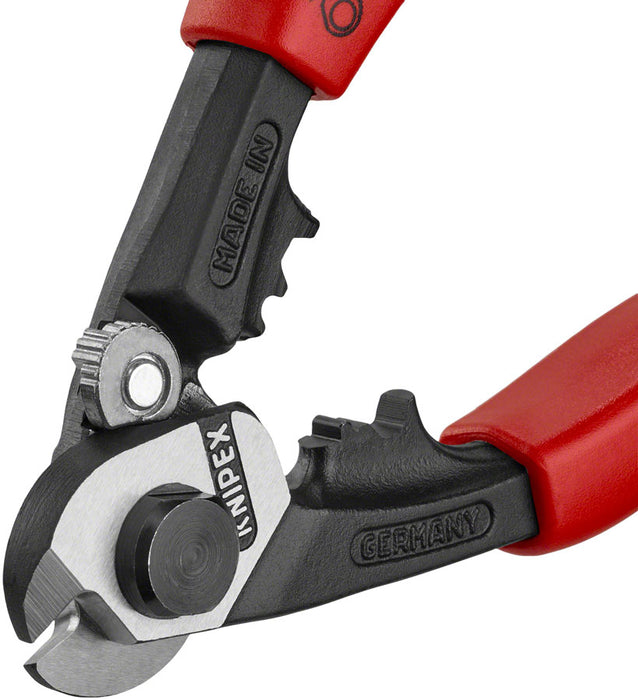 Knipex Wire Rope Shears - Burnished Forged Steel, 7 1/2"