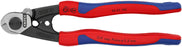 Knipex Wire Rope Shears - Burnished Forged Steel, 7 1/2"