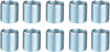 Unior Proprietary Crank Repair Pedal Thread Inserts for Left Crankarm, 9/16": 10 Pack, Silver