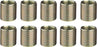 Unior Proprietary Crank Repair Pedal Thread Inserts for Right Crankarm, 9/16": 10 Pack, Brass