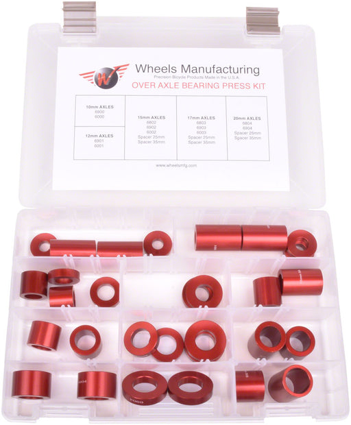 Wheels Manufacturing Over Axle Adaptor Set for Large Sealed Bearing Installation Press