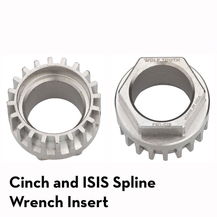 Wolf Tooth Components Cinch and ISIS Insert for BB Wrench
