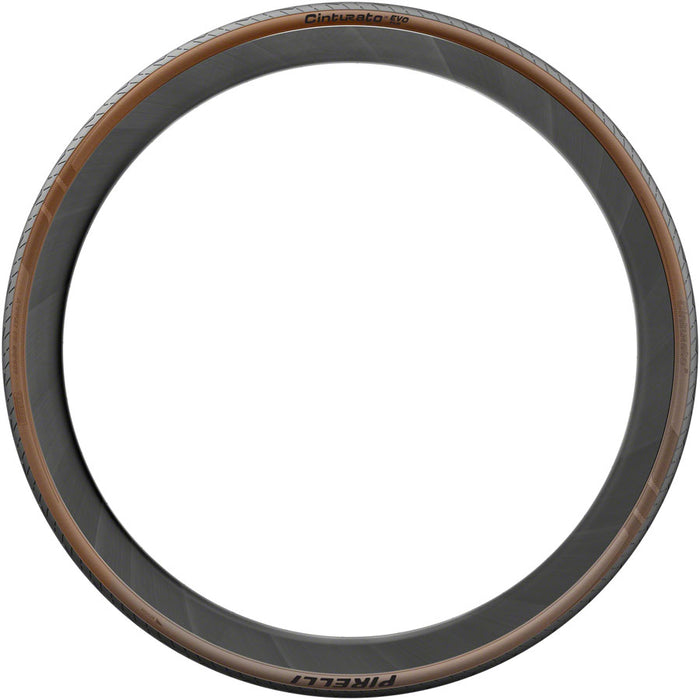 Pirelli Cinturato EVO TLR Tire - 700 x 30, Tubeless, Folding, Classic Tan, TechWall+Road, SmartEvo AS