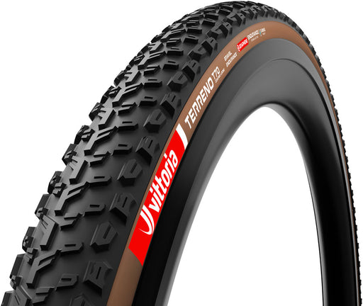 Vittoria Terreno T70 Coarse Loose Tire - 700 x 40, Tubeless, Folding, Black/Brown, Gravel Endurance, Graphene, G2.0