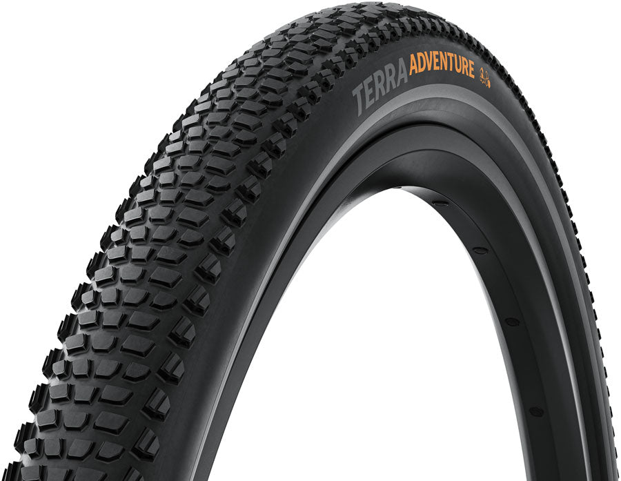 Continental Terra Adventure Tire - 700 x 45 / 29 x 1.75, Tubeless, Folding, Black/Graphite Reflex, Grip, Trail Casing, E25