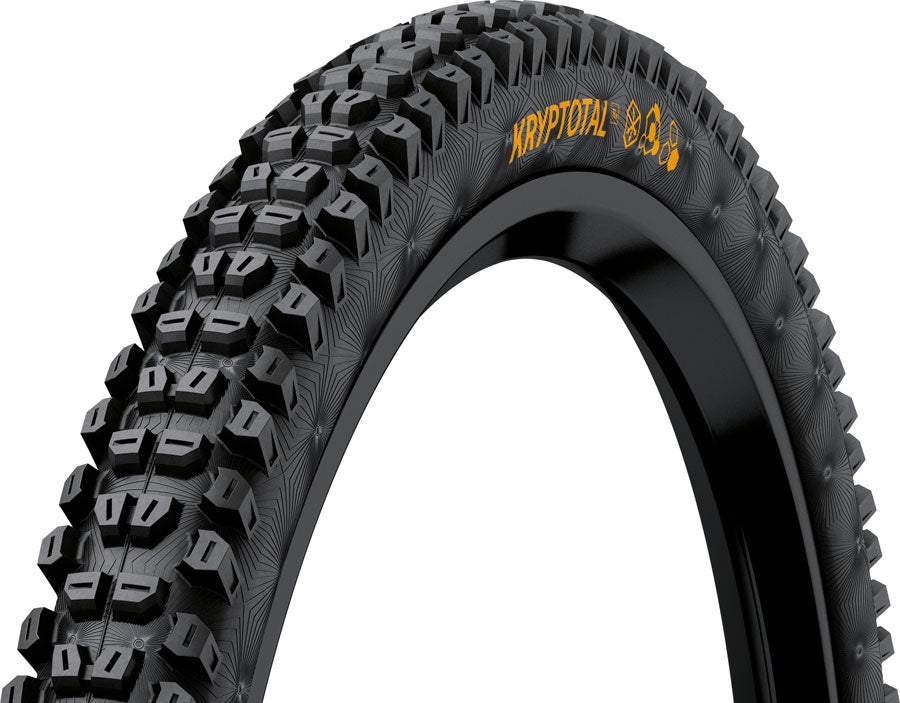 Continental Kryptotal Rear Tire - 27.5 x 2.40, Tubeless, Folding, Black, Soft, Trail Casing, E25