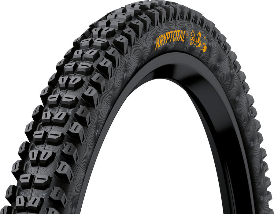 Continental Kryptotal Rear Tire - 29 x 2.40, Tubeless, Folding, Black, Soft, Trail Casing, E25