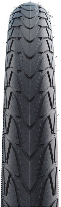 Schwalbe Marathon Racer Tire - 700 x 35, Clincher, Wire, Black/Reflex, RaceGuard, Addix Green, E-50