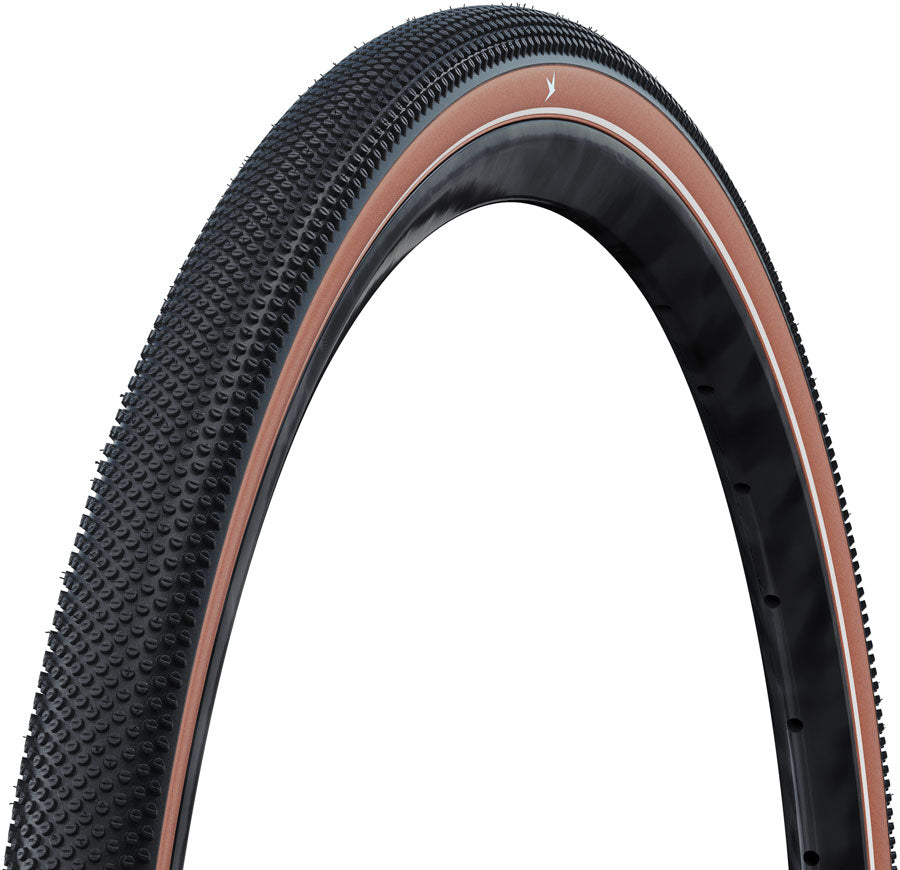 Schwalbe G-One Allround Tire - 700 x 57 / 29 x 2.25, Tubeless, Folding, Black/Bronze/Reflex, Performance, RaceGuard, Addix Green, E-25