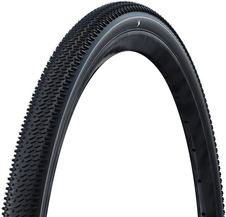 Schwalbe G-One R Tire - 700 x 40, Tubeless, Folding, Black, Performance, RaceGuard, Addix Green, E-25