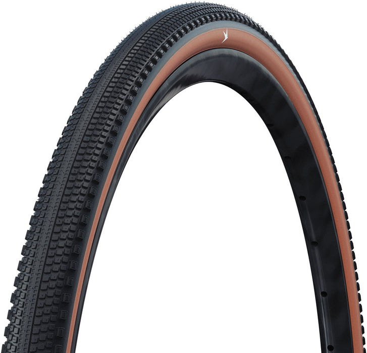 Schwalbe G-One Comp Tire - 700 x 40, Clincher, Wire, Black/Bronze, Active, K-Guard, Green, E-25