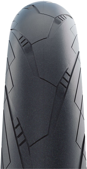 Schwalbe Motion Super Moto Tire - 700 x 40, Clincher, Wire, Black/Reflex, Standard, RaceGuard, Addix Green, E-25