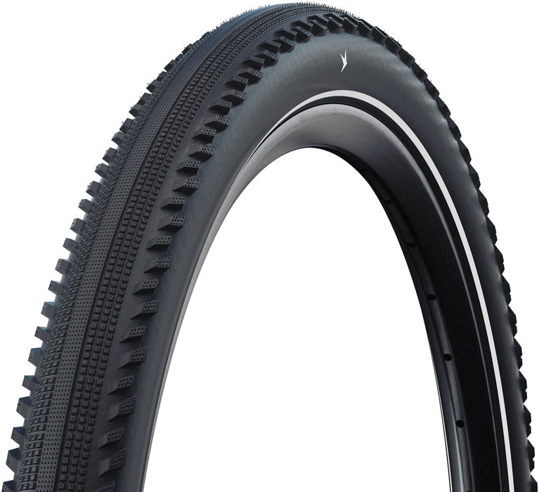 Schwalbe Motion Hurricane Tire - 700 x 50, Clincher, Wire, Black/Reflex, Standard, RaceGuard, Addix, E-50